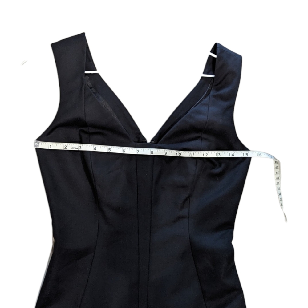 Elie Tahari Black Sheath Dress 0 - Picture 4 of 6